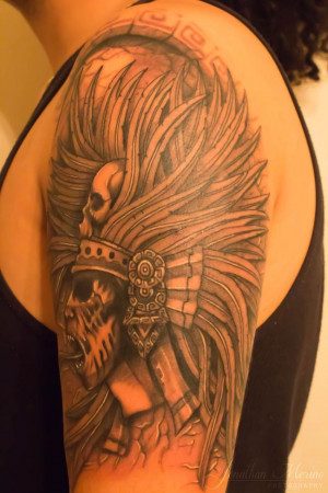 Tribal Aztec Tattoo Design...