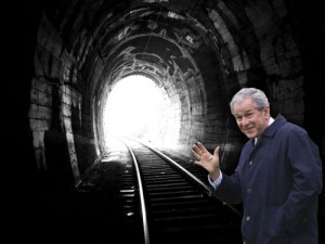 ... the tunnel at the end of the light that bothered me. (Stuart Wilde