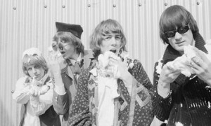 Kevin Ayers (third from left) and Soft Machine