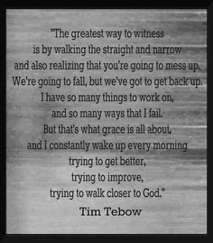 Quote by Tebow More