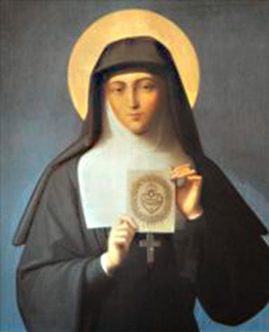 St. Margaret Mary Alacoque , V.H.M. (1647-1690), was a French Roman ...