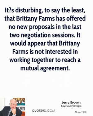 Farms has offered no new proposals in the last two negotiation ...