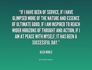 alex noble quotes