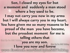 For my SON
