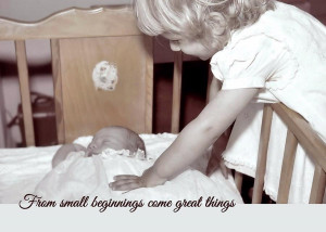 Welcome Baby Quote Photograph