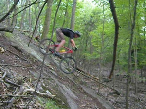 blue mountain summer 2008 cold water mountain bike trail map cny ...