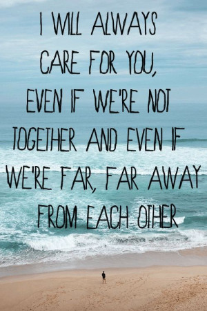 will always care for you