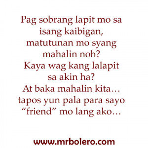Tagalog Friendship Quotes...