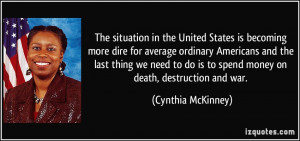 the United States is becoming more dire for average ordinary Americans ...