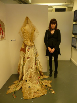 Miss Havisham's Wedding dress was a project i did in my foundation ...