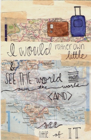 Travel - life - see the world - Quote -