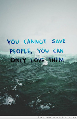 Unless they are drowning in water literally... ;)