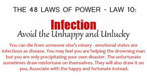 ... the Unhappy and Unlucky (48 LAWS OF POWER – Law 10:) #WiseGuy Logic