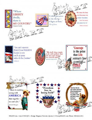 Great American Quotes Patriotism Design