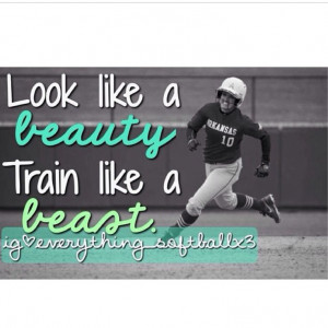 inspirational quote for my softball players out there // ☺️