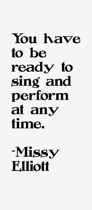 Return To All Missy Elliott Quotes