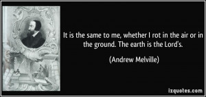 Andrew Melville Quote