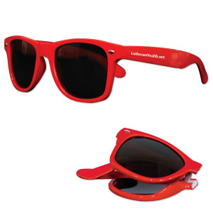 Red Foldable Sunglasses-Blues Brothers