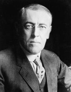 Woodrow Wilson - 28th President of the United States from 1913 to 1921 ...