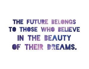 Eleanor Roosevelt Quote Dream Print