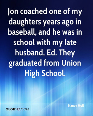 Nancy Hull Husband Quotes