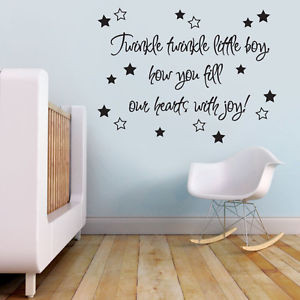 ... Twinkle-Quote-Baby-Nursery-Boys-Room-Wall-Sticker-Decal-Vinyl-Wall-Art