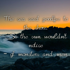 Of monsters and men quote