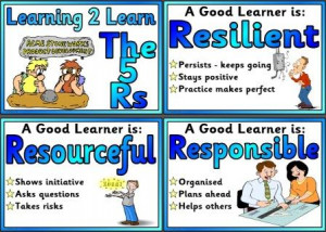 Created for a KS3 class - what makes a good learner.