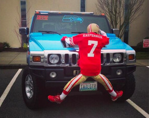 Seahawks Fans Wins At Life With Car Decoration