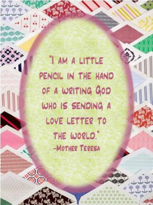 little pencil Cute love letter quotes