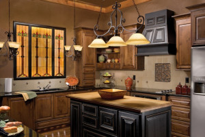Classic Island Lighting Ideas With The Classic Kitchen Chandelier ...