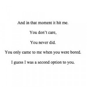 You Never Cared