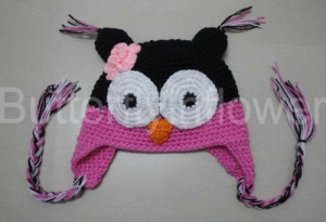 Owl style hats cute baby animal hats