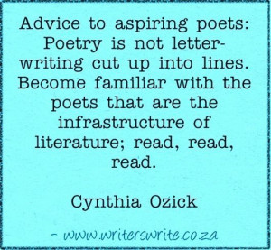 Quotable - Cynthia Ozick - Writers Write Creative Blog
