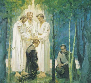 The ancient Apostles Peter, James, and John conferred the Melchizedek ...