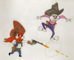 Yosemite Sam Cross Stitch Chart