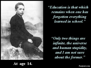 Re: Famous Quotes By Albert Einstein