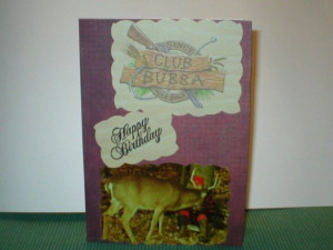 Bubba/Hunter Birthday Card