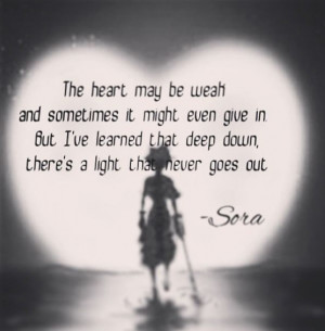 One of my favorite quotes from Sora