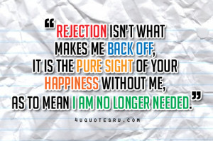 Love Rejection Quotes