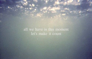 make it count