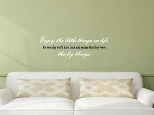 Enjoy-the-little-things-in-life-Vinyl-wall-sayings-quotes-art-vqmc ...