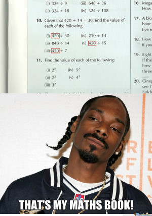 Snoop Dogg The Maths Teacher