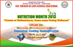 Nutrition Month 2013