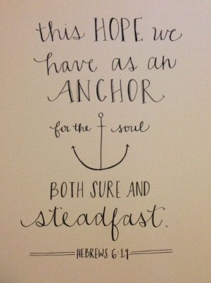 anchor bible verse