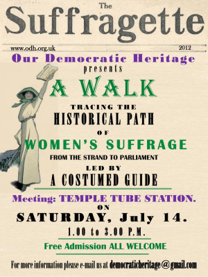 Tracing the Historical Path of Woman Suffrage (2012 Event)