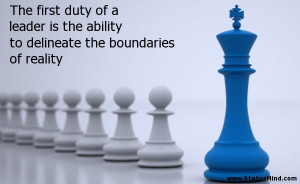 ... to delineate the boundaries of reality - Great Quotes - StatusMind.com