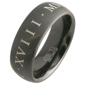 roman numeral mens wedding ring - Google Search