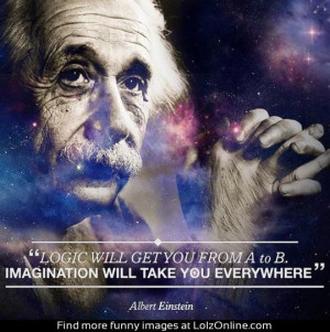 Einstein on imagination...