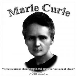 pierre and marie curie quote Poster